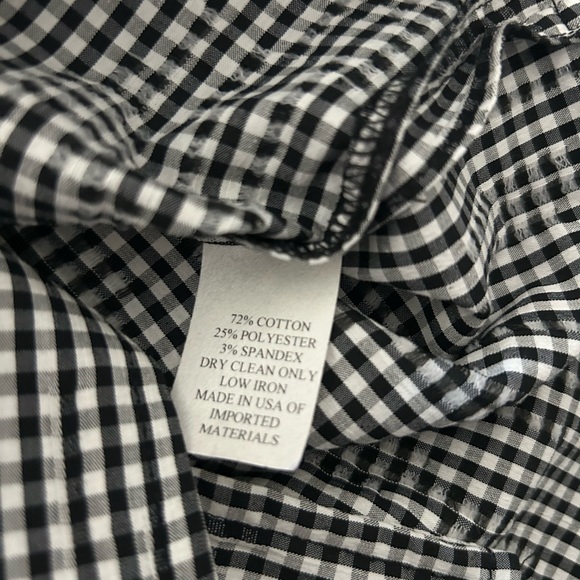 Caroline Rose Black and White Blouse - Picture 5 of 6